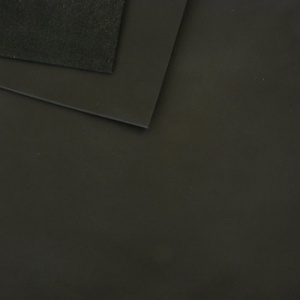2mm Black Waxy Pull Up Leather 30 x 60cm